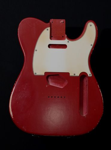 1960 Style Tele Body, Dakota Red
