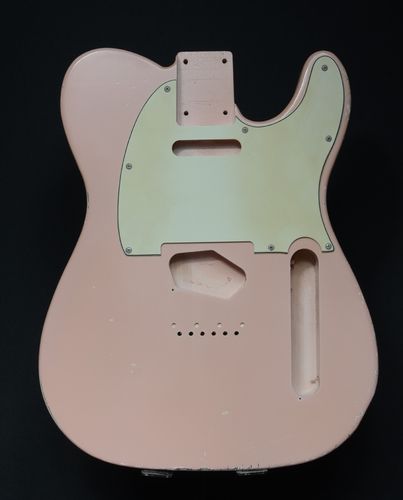 1960 Style Tele Body, Shell Pink