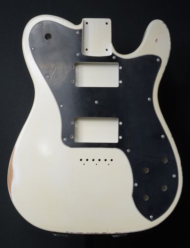 1972 Style Tele Deluxe Body, Olympic White
