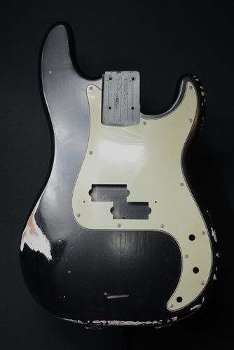 1959 Style Precision Bass Body, Schwarz / Black